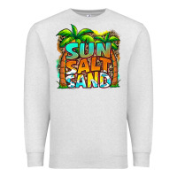 Oatmeal Heather sun salt sand summer Premium Sweatshirt - Jasminsmagicworld