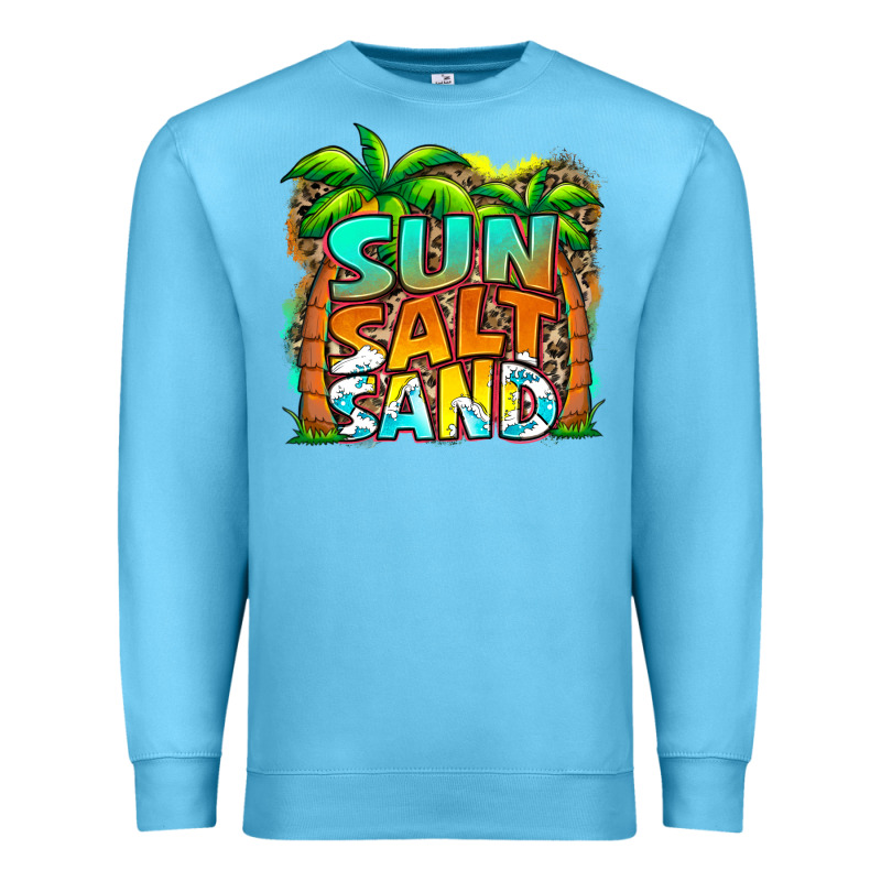 Sun Salt Sand Summer Premium Sweatshirt by Jasminsmagicworld | Teevron