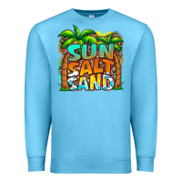 Ocean Blue sun salt sand summer Premium Sweatshirt - Jasminsmagicworld