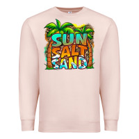 Pale Pink sun salt sand summer Premium Sweatshirt - Jasminsmagicworld