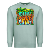 Seafoam sun salt sand summer Premium Sweatshirt - Jasminsmagicworld
