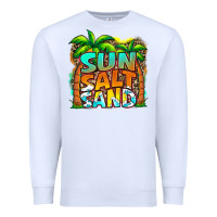 White sun salt sand summer Premium Sweatshirt - Jasminsmagicworld