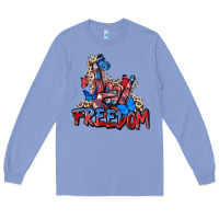 Colony Blue freedom rock hand Long Sleeve Tee - Zillion Design Studio