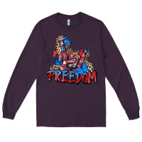 Plum freedom rock hand Long Sleeve Tee - Zillion Design Studio