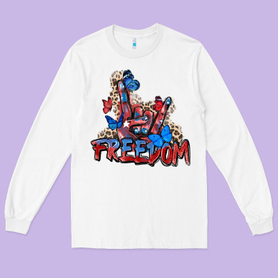 Freedom Rock Hand Long Sleeve Tee Designed By Zillion Design Studio