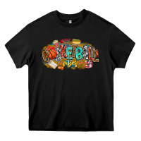 Black basketball vibes Heavy Core Tee - CowhideDigitalArt