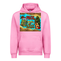 Fuchsia Pink pack your bags Urban Hoodie - NancyCooperArtShop