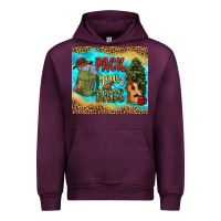 Mauve Wine pack your bags Urban Hoodie - NancyCooperArtShop