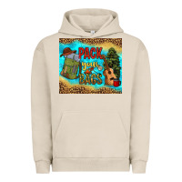 Pigment French Oak pack your bags Urban Hoodie - NancyCooperArtShop