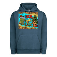 Pigment Midnight Navy pack your bags Urban Hoodie - NancyCooperArtShop