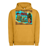 Pigment Peanut Butter pack your bags Urban Hoodie - NancyCooperArtShop