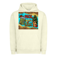 Pigment Pistachio pack your bags Urban Hoodie - NancyCooperArtShop