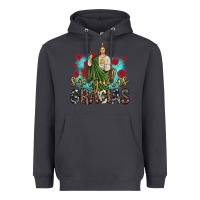 Smoke san judas gracias Heavyweight Hoodie - JahusDesignShop