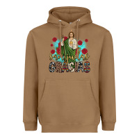 Toasted Coconut san judas gracias Heavyweight Hoodie - JahusDesignShop