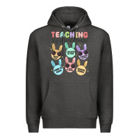 Charcoal Heather teahing my favorite peeps Premium Hoodie - MaliasSmallBusiness