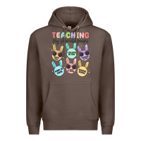 Coffee teahing my favorite peeps Premium Hoodie - MaliasSmallBusiness