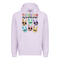 Lilac teahing my favorite peeps Premium Hoodie - MaliasSmallBusiness