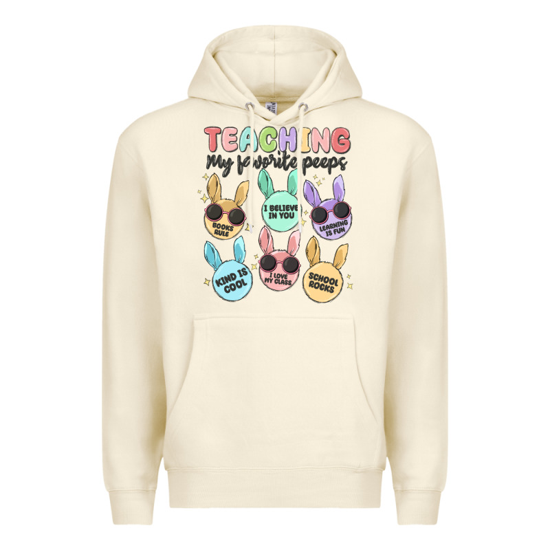 Teahing My Favorite Peeps Premium Hoodie by MaliasSmallBusiness | Teevron