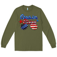 Army Green cousin crew Long Sleeve Tee - Zillion Design Studio