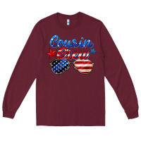 Burgundy cousin crew Long Sleeve Tee - Zillion Design Studio