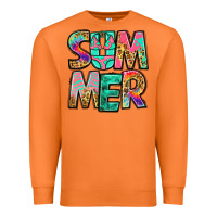 Carrot summer leopard tie dye Premium Sweatshirt - Jasminsmagicworld