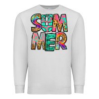 Dove Grey summer leopard tie dye Premium Sweatshirt - Jasminsmagicworld