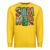 Lemon summer leopard tie dye Premium Sweatshirt - Jasminsmagicworld