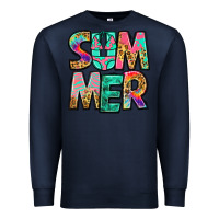 Navy summer leopard tie dye Premium Sweatshirt - Jasminsmagicworld