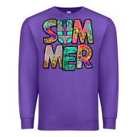 Purple summer leopard tie dye Premium Sweatshirt - Jasminsmagicworld