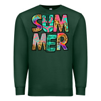 Sports Green summer leopard tie dye Premium Sweatshirt - Jasminsmagicworld