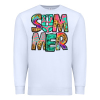 White summer leopard tie dye Premium Sweatshirt - Jasminsmagicworld