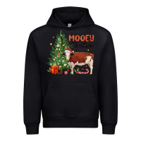 Black mooey christmas Urban Hoodie - MaliasSmallBusiness