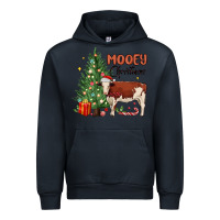 Navy mooey christmas Urban Hoodie - MaliasSmallBusiness