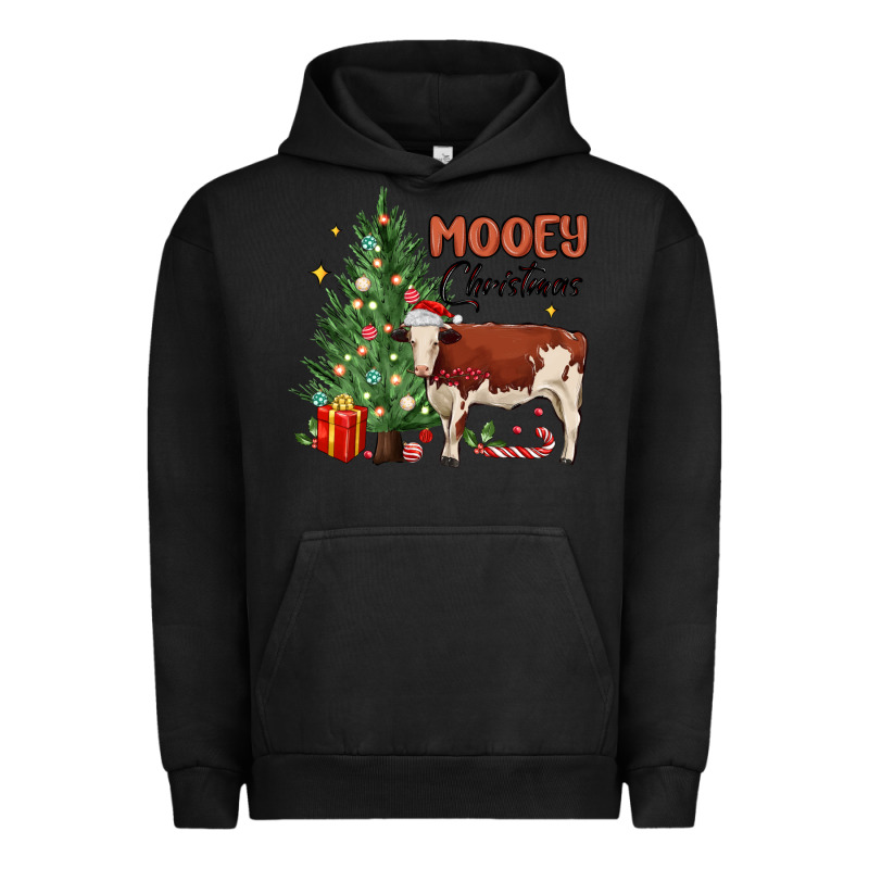 Mooey Christmas Urban Hoodie by MaliasSmallBusiness | Teevron