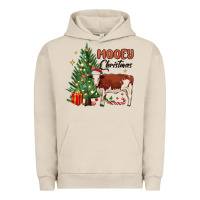 Pigment French Oak mooey christmas Urban Hoodie - MaliasSmallBusiness
