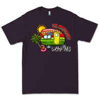 Plum summer camping Premium Tee - CowhideDigitalArt