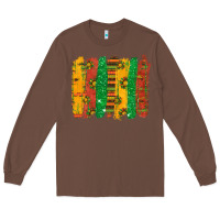 Chestnut black history brushstroke Long Sleeve Tee - texasbilliewilder