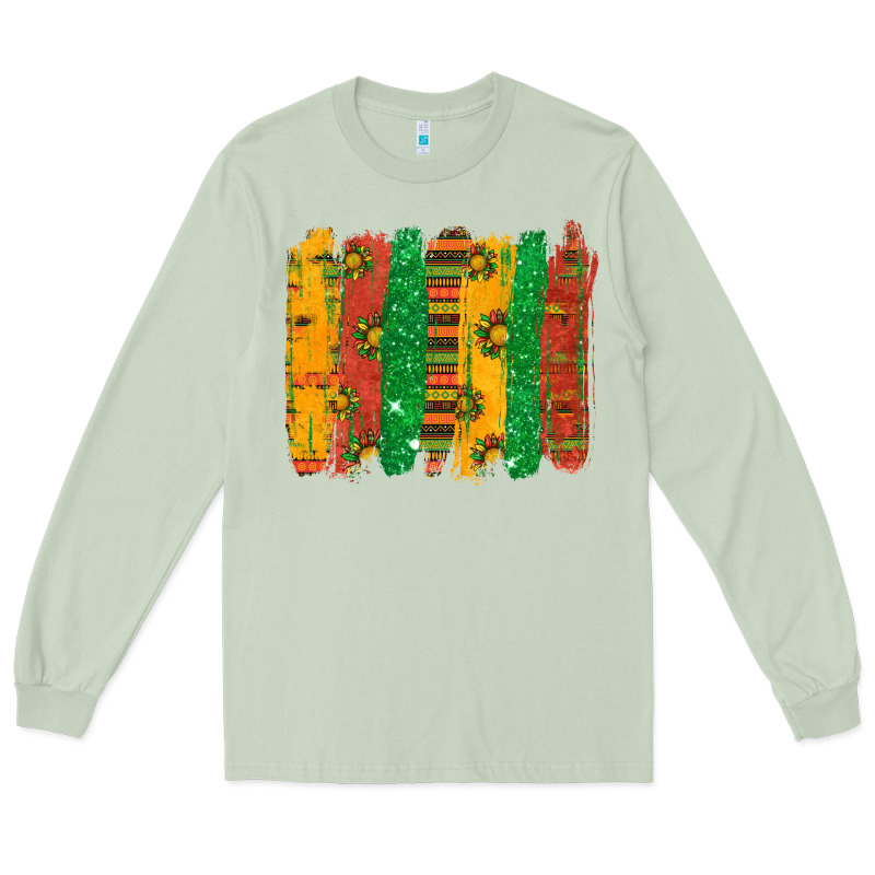 Black History Brushstroke Long Sleeve Tee by texasbilliewilder | Teevron