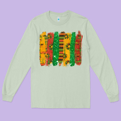 Long Sleeve Tee black history brushstroke