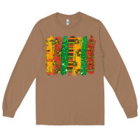 Toasted Coconut black history brushstroke Long Sleeve Tee - texasbilliewilder