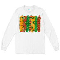 White black history brushstroke Long Sleeve Tee - texasbilliewilder