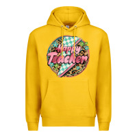 Lemon happy teacher lighting bolt Premium Hoodie - MaliasSmallBusiness