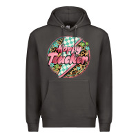 Smoke happy teacher lighting bolt Premium Hoodie - MaliasSmallBusiness