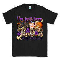 Black i'm just here for the snacks #basketball sister Classic Tee - Zillion Design Studio