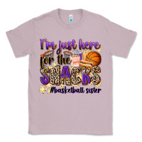 Lilac i'm just here for the snacks #basketball sister Classic Tee - Zillion Design Studio