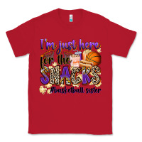 Red i'm just here for the snacks #basketball sister Classic Tee - Zillion Design Studio