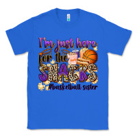 True Royal i'm just here for the snacks #basketball sister Classic Tee - Zillion Design Studio