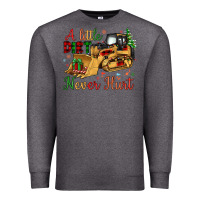 Charcoal Heather Christmas A Little Dirt Never Hurt Premium Sweatshirt - Artiststas