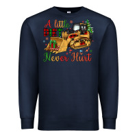 Navy Christmas A Little Dirt Never Hurt Premium Sweatshirt - Artiststas