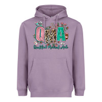 Lavender qma qualified medical aide Heavyweight Hoodie - AdoDesignShop